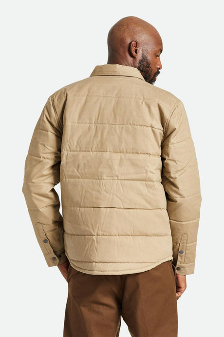 Brixton Cass Waxed Canvas Jacket (Oatmeal)