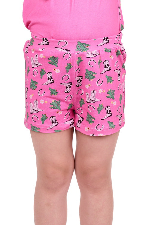 PURE WESTERN GIRLS CACTUS PYJAMAS (PINK)