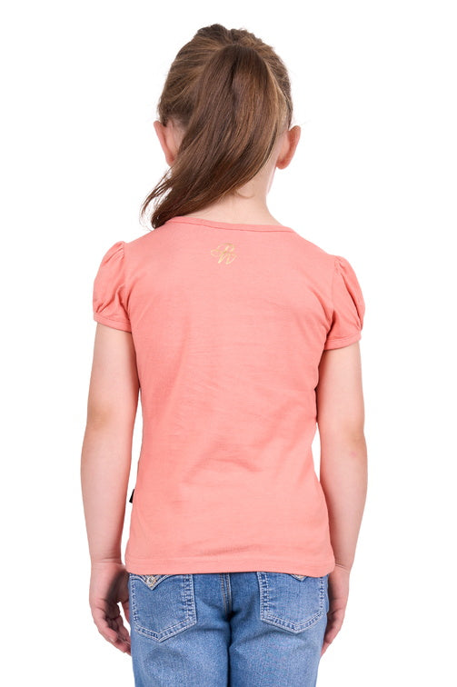 PURE WESTERN GIRLS CANDICE S/S TEE (CORAL)