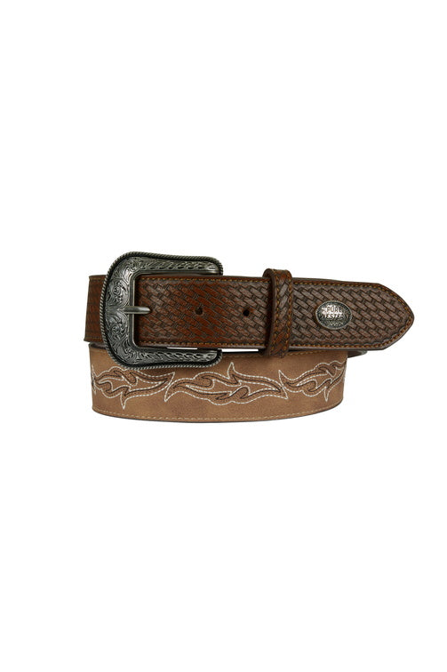 PURE WESTERN MENS WILSON BELT (TAN)