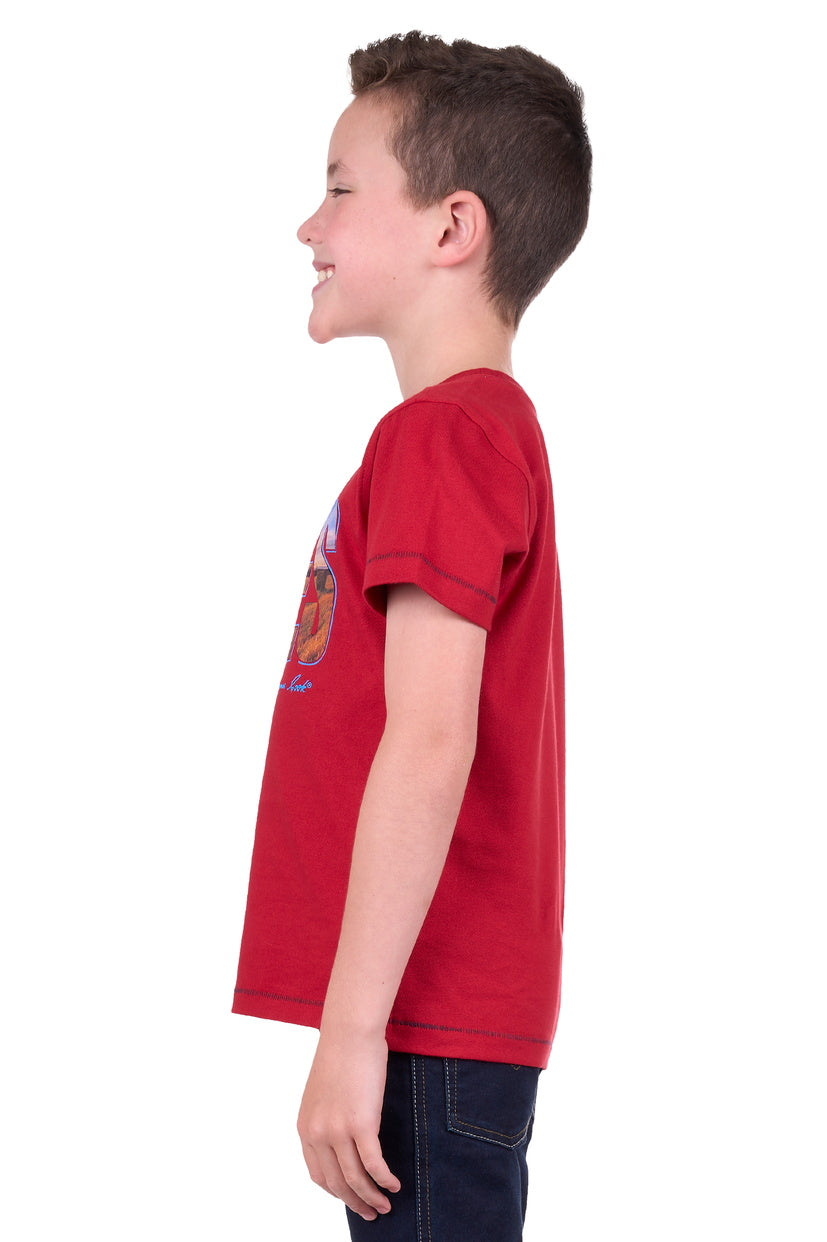 THOMAS COOK BOYS ROWAN S/S TEE (RED)