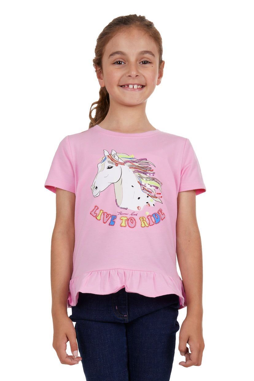 THOMAS COOK GIRLS GOLDIE S/S TEE (PINK)