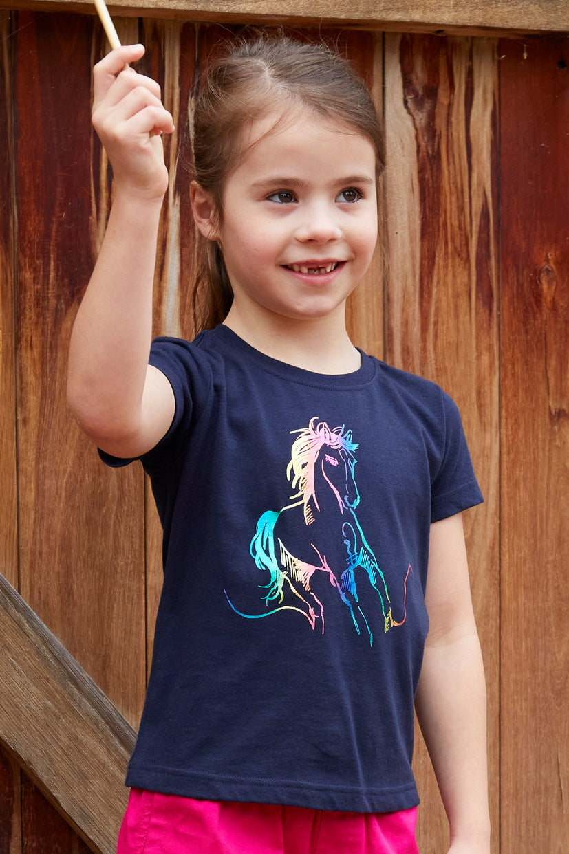 THOMAS COOK GIRLS WILLOW S/S TEE (NAVY)