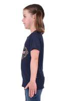 WRANGLER GIRLS DARCY S/S TEE (NAVY)