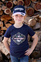 WRANGLER GIRLS DARCY S/S TEE (NAVY)