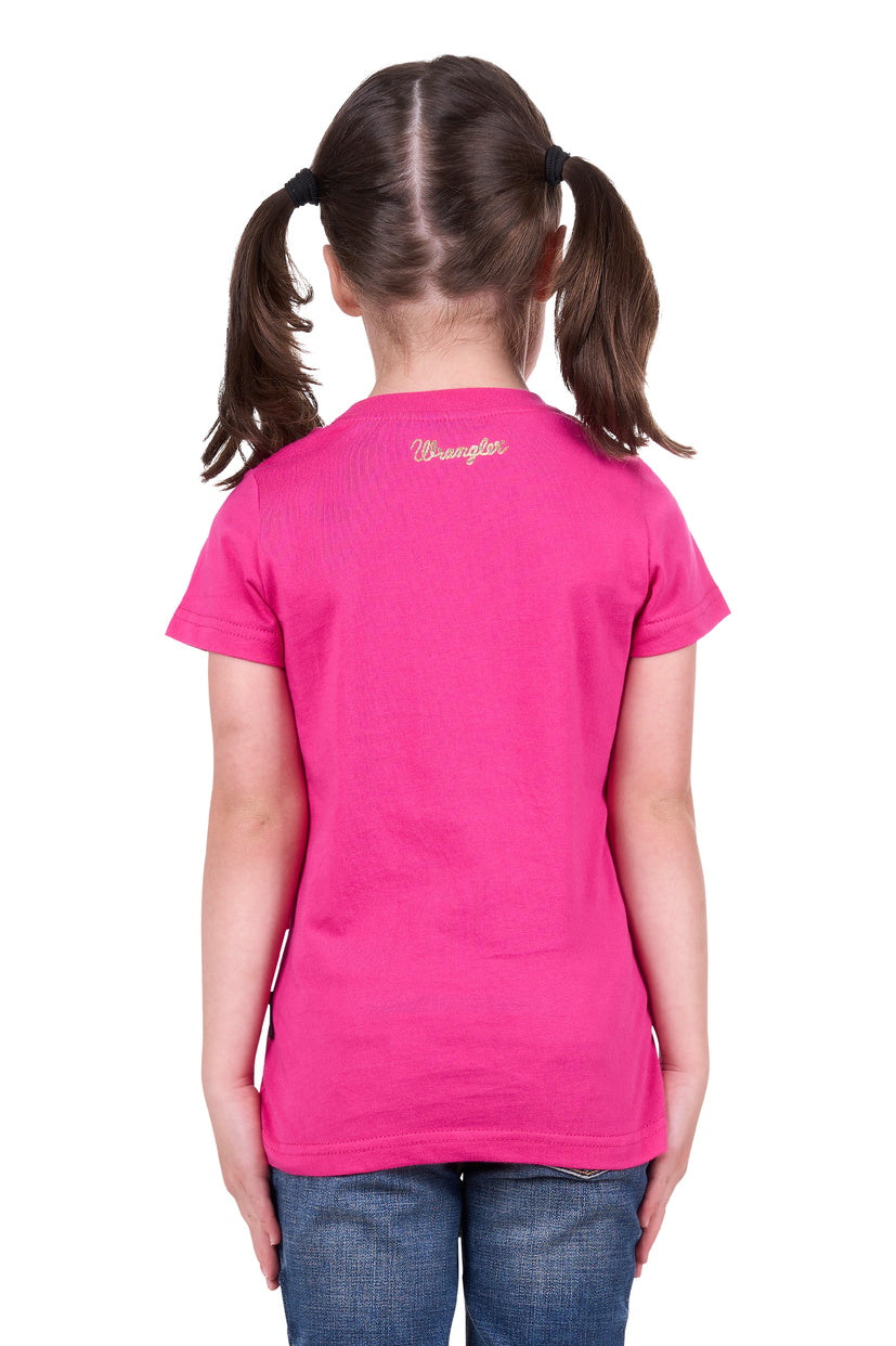 WRANGLER GIRLS PENNY S/S TEE (PINK)