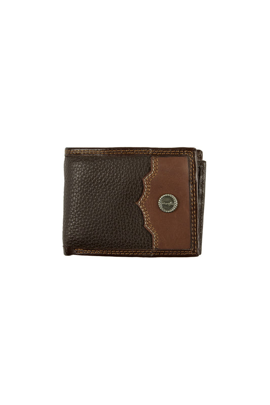 WRANGLER JOHNNY WALLET (DARK TAN)