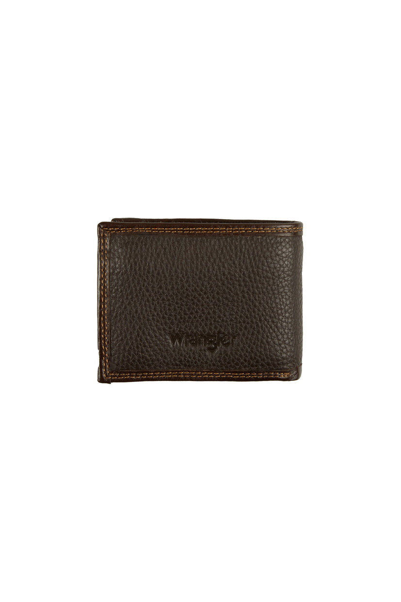 WRANGLER JOHNNY WALLET (DARK TAN)