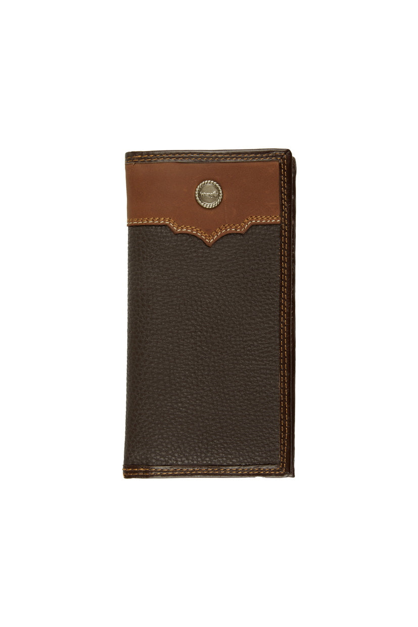 WRANGLER JOHNNY RODEO WALLET (DARK TAN)