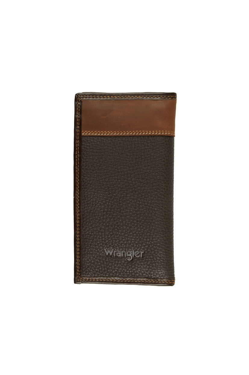 WRANGLER JOHNNY RODEO WALLET (DARK TAN)