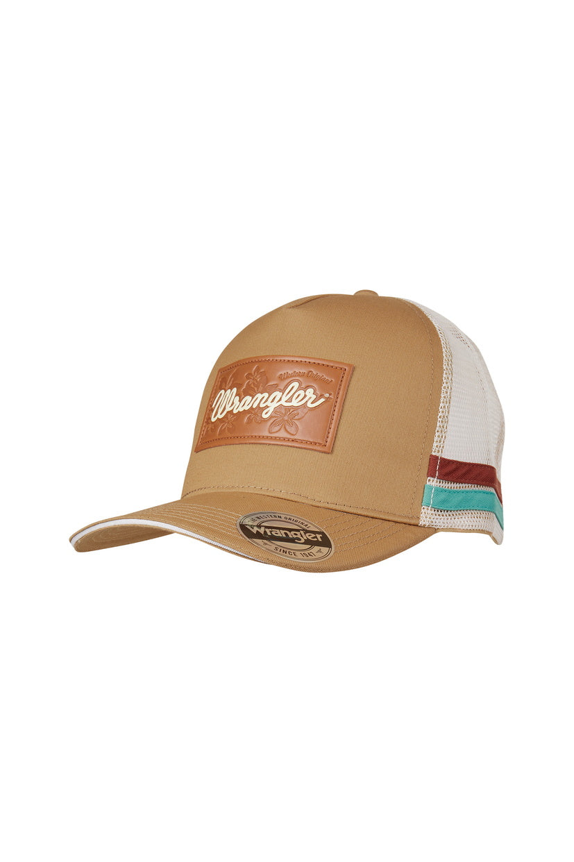 WRANGLER WOMENS LOGAN HP TRUCKER CAP (STONE)