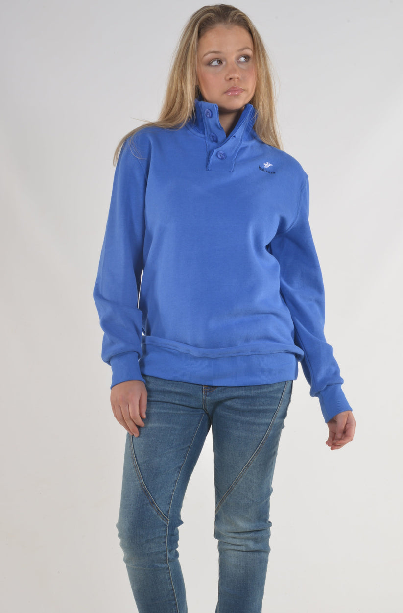 Bullrush Ladies 3 Button Sweat_Cobalt.