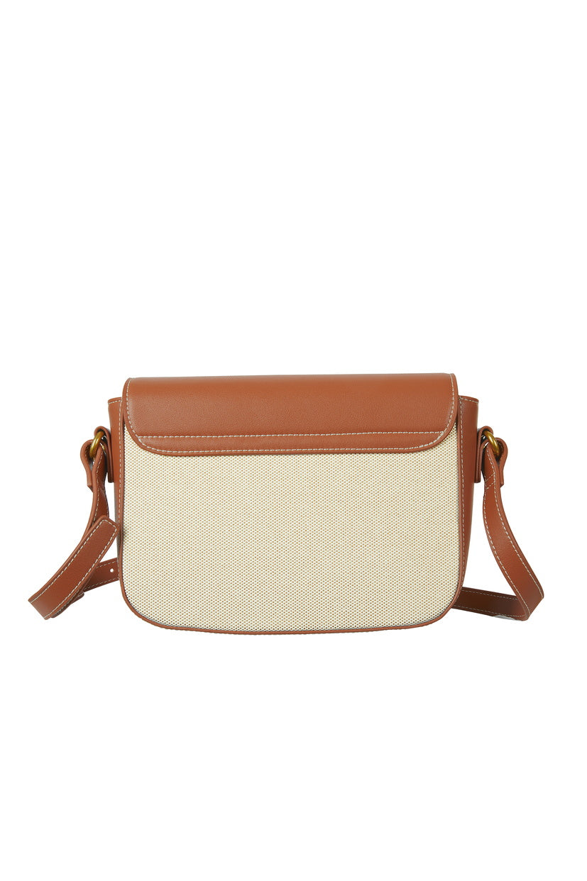 THOMAS COOK ALICIA CROSSBODY BAG (TAN/NATURAL)