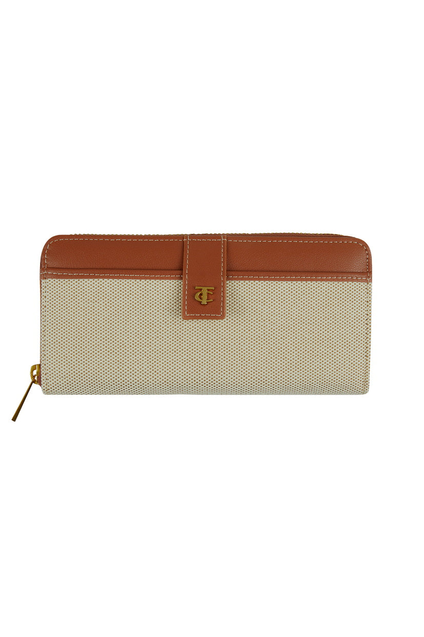 THOMAS COOK MICHAELA WALLET (TAN/NATURAL)