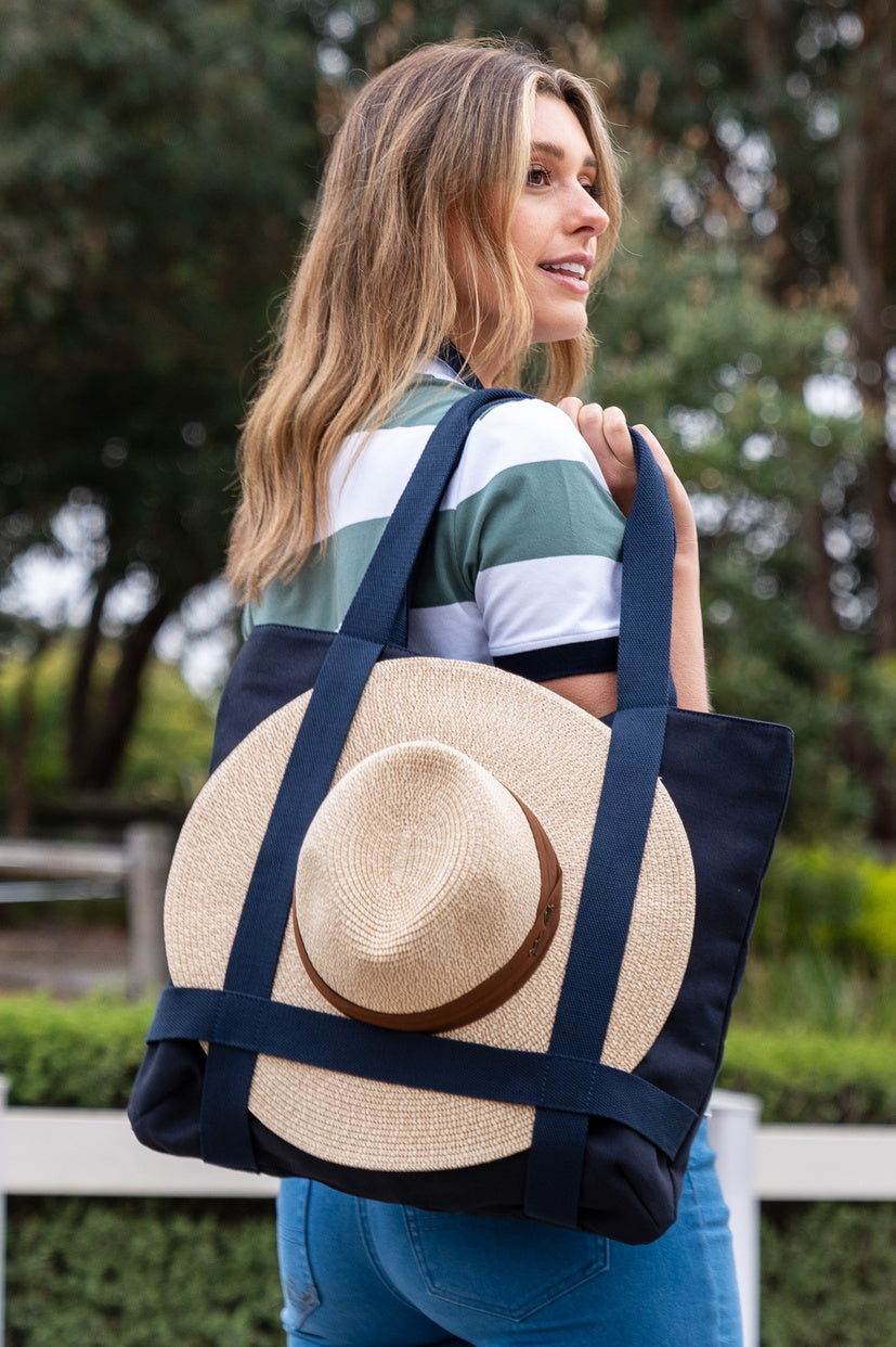 THOMAS COOK HAT CARRY TOTE BAG (NAVY)