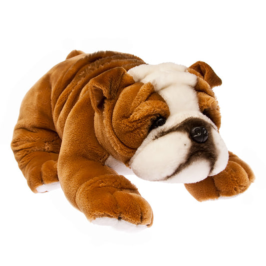 Bocchetta Toys - Boston the Red and White Bulldog Size 35cm