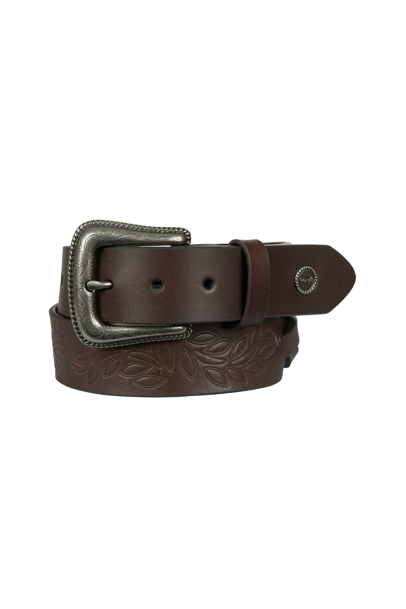 WRANGLER WOMENS KATRINA BELT (CHOCOLATE)