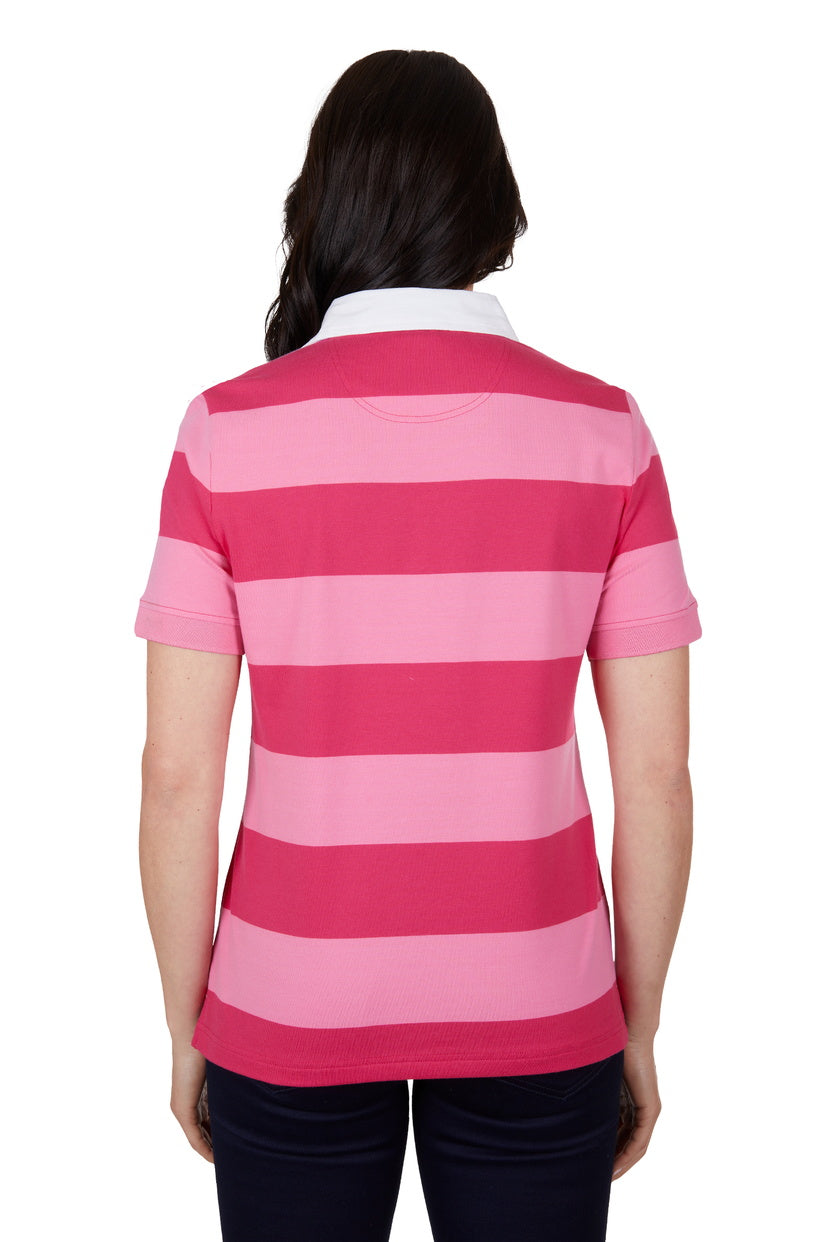 THOMAS COOK WOMENS BELLA S/S POLO (RED/PINK)