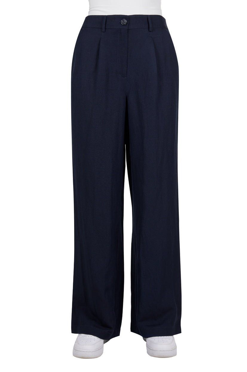 THOMAS COOK WOMENS ISABEL LINEN PANT (NAVY)