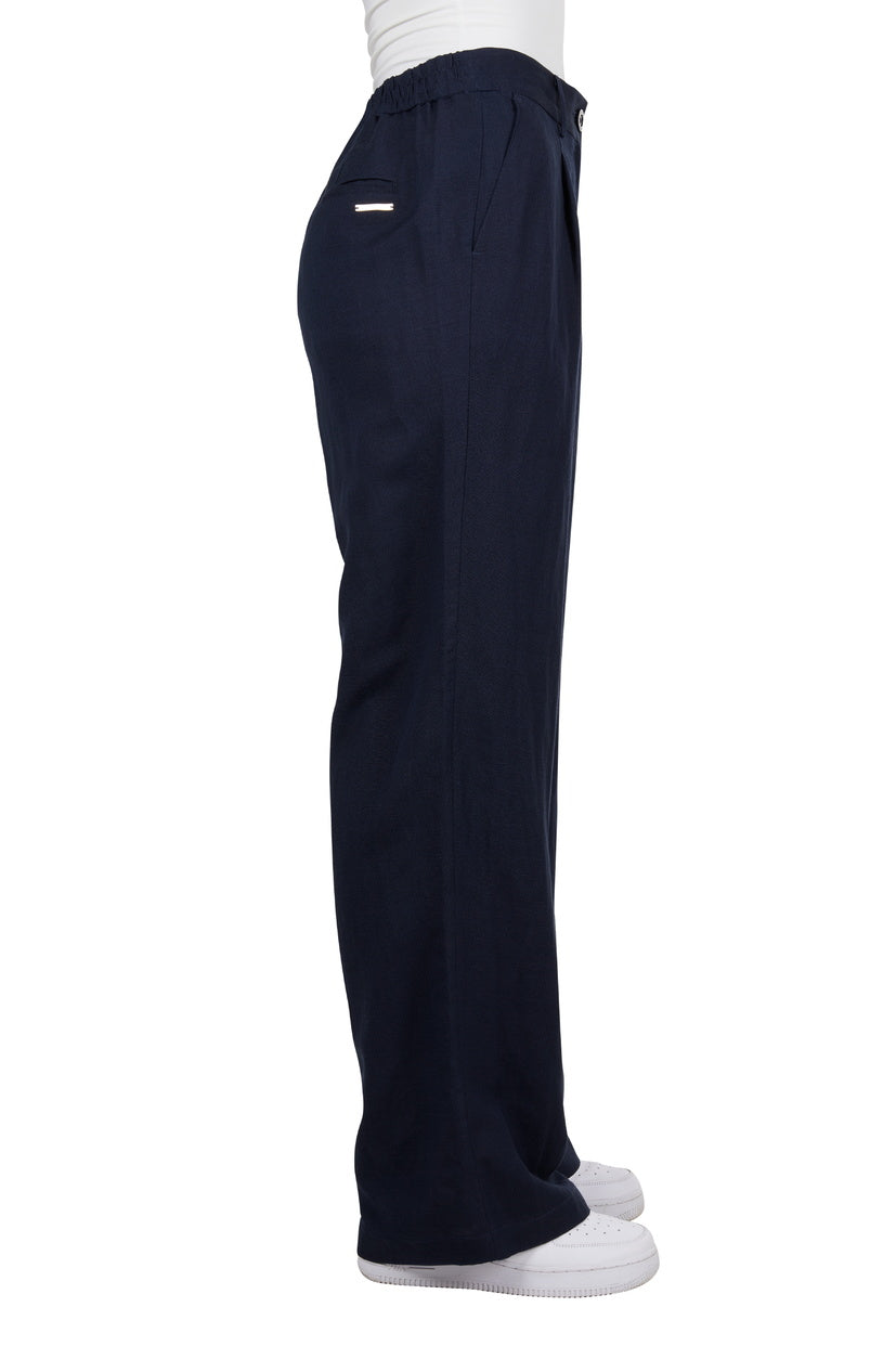 THOMAS COOK WOMENS ISABEL LINEN PANT (NAVY)