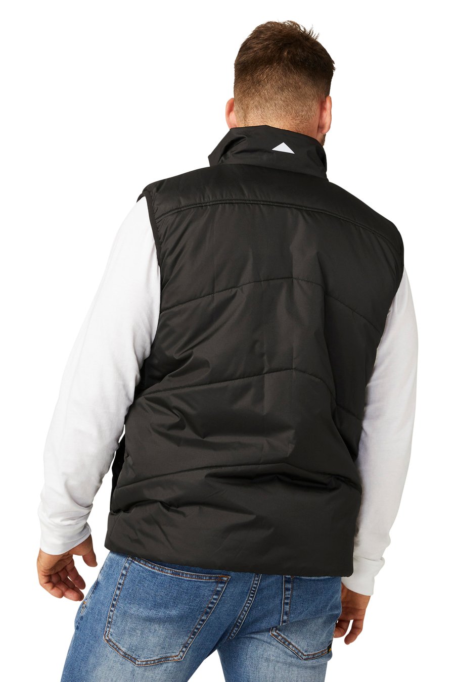 CAT FOUNDATION CHEVRON INSULATED VEST - PITCH BLACK