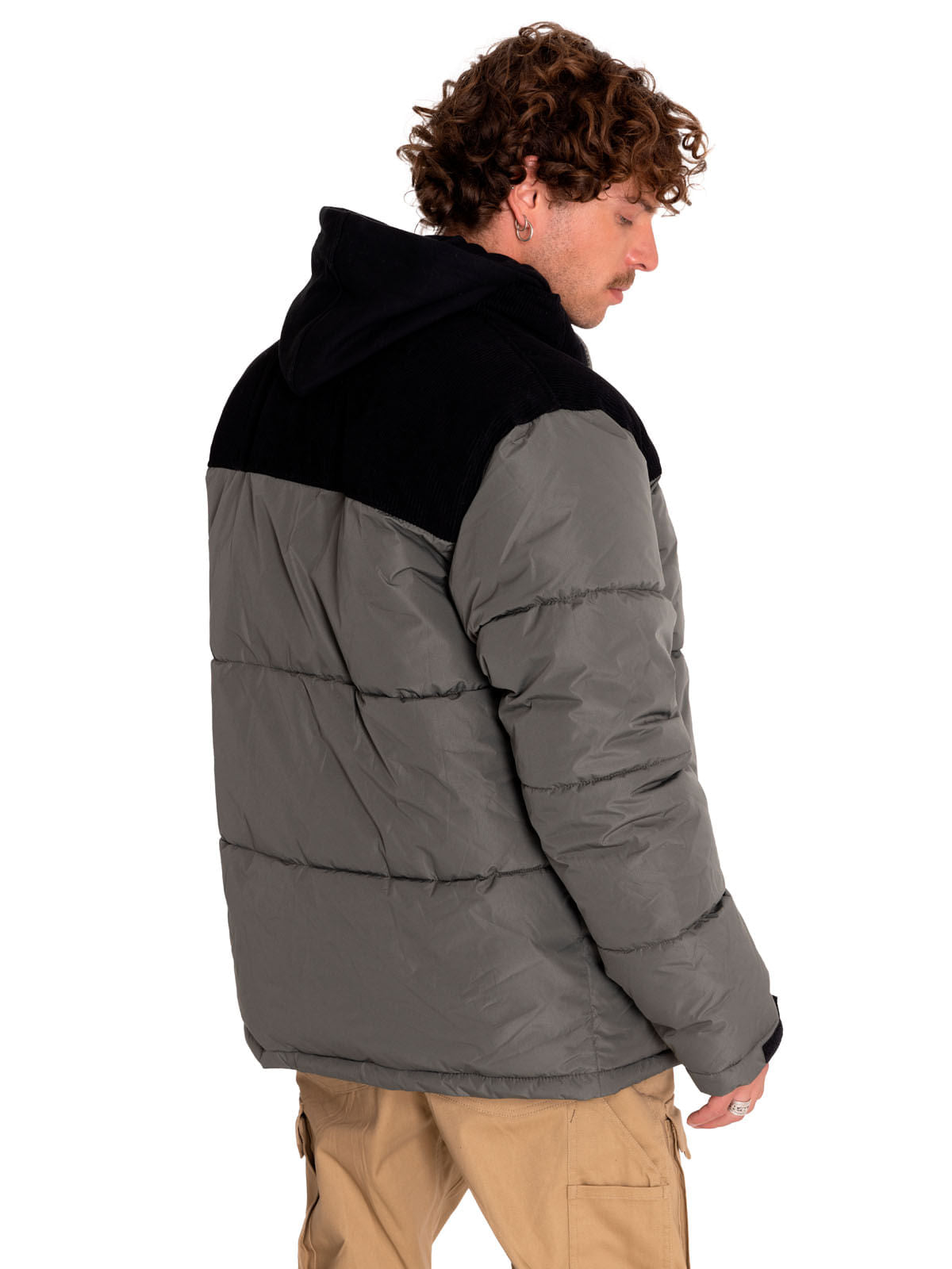 CAT MEN'S HEAVYWEIGHT INSULATED PUFFER JACKET (GUNMETAL)