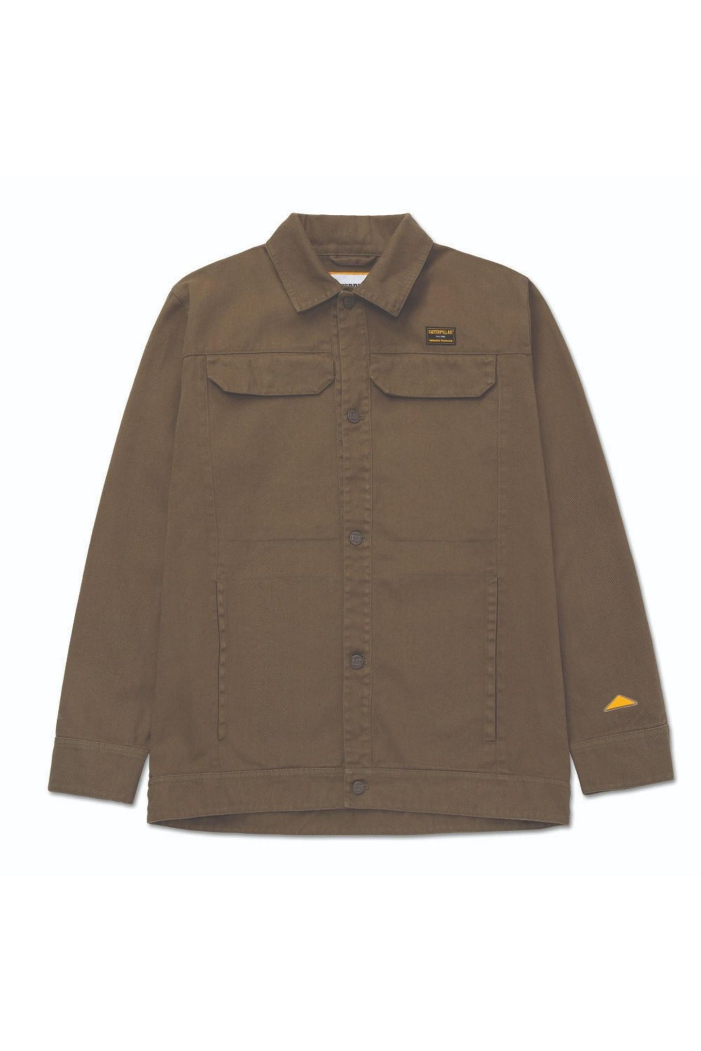 CAT MEN'S HERITAGE UNIFORM TWILL SHIRT JACKET (DUSTY OLIVE)