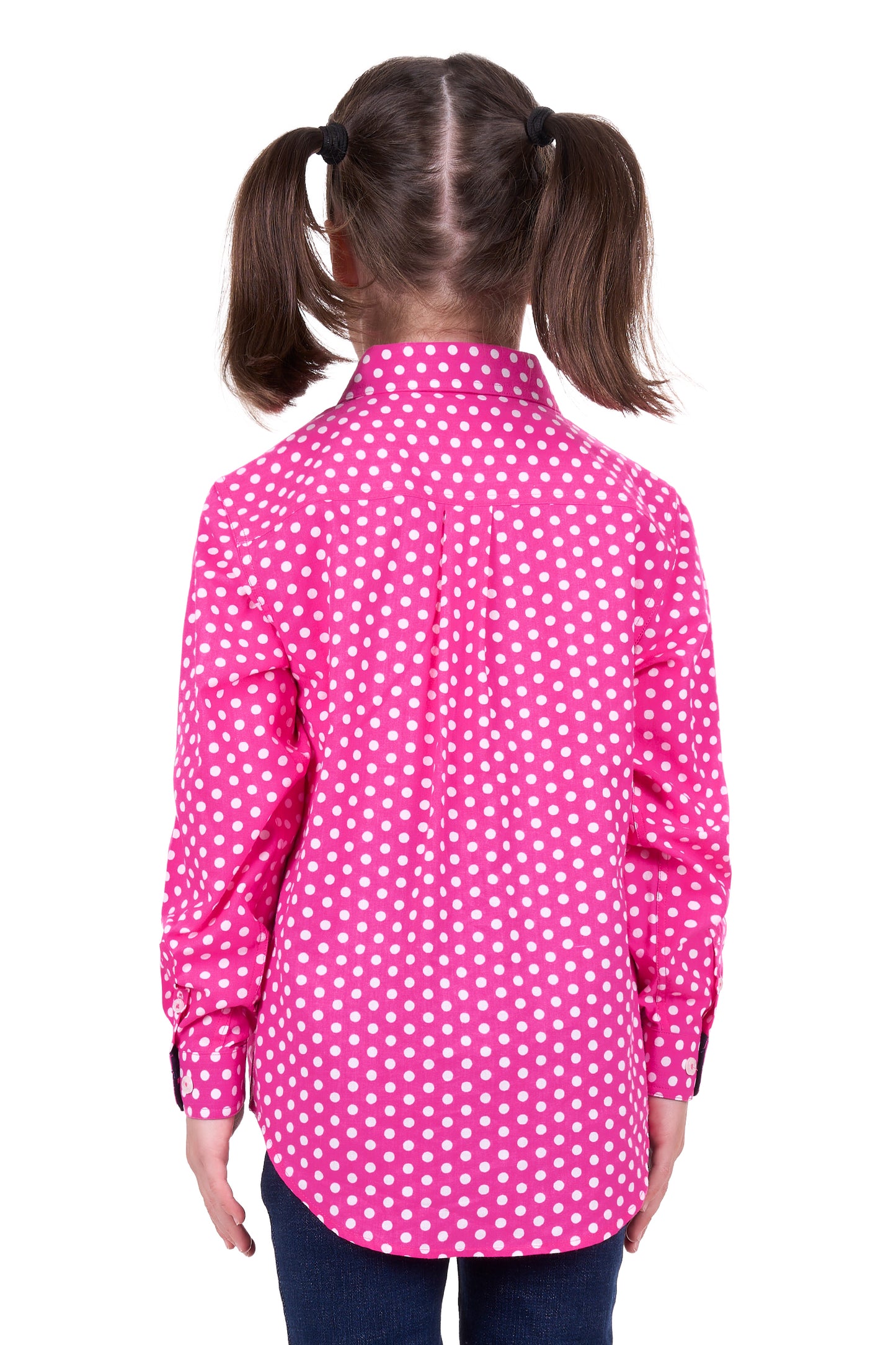 HARDSLOG GIRLS KELLY 1/2 PLKT L/S SHIRT (PINK)