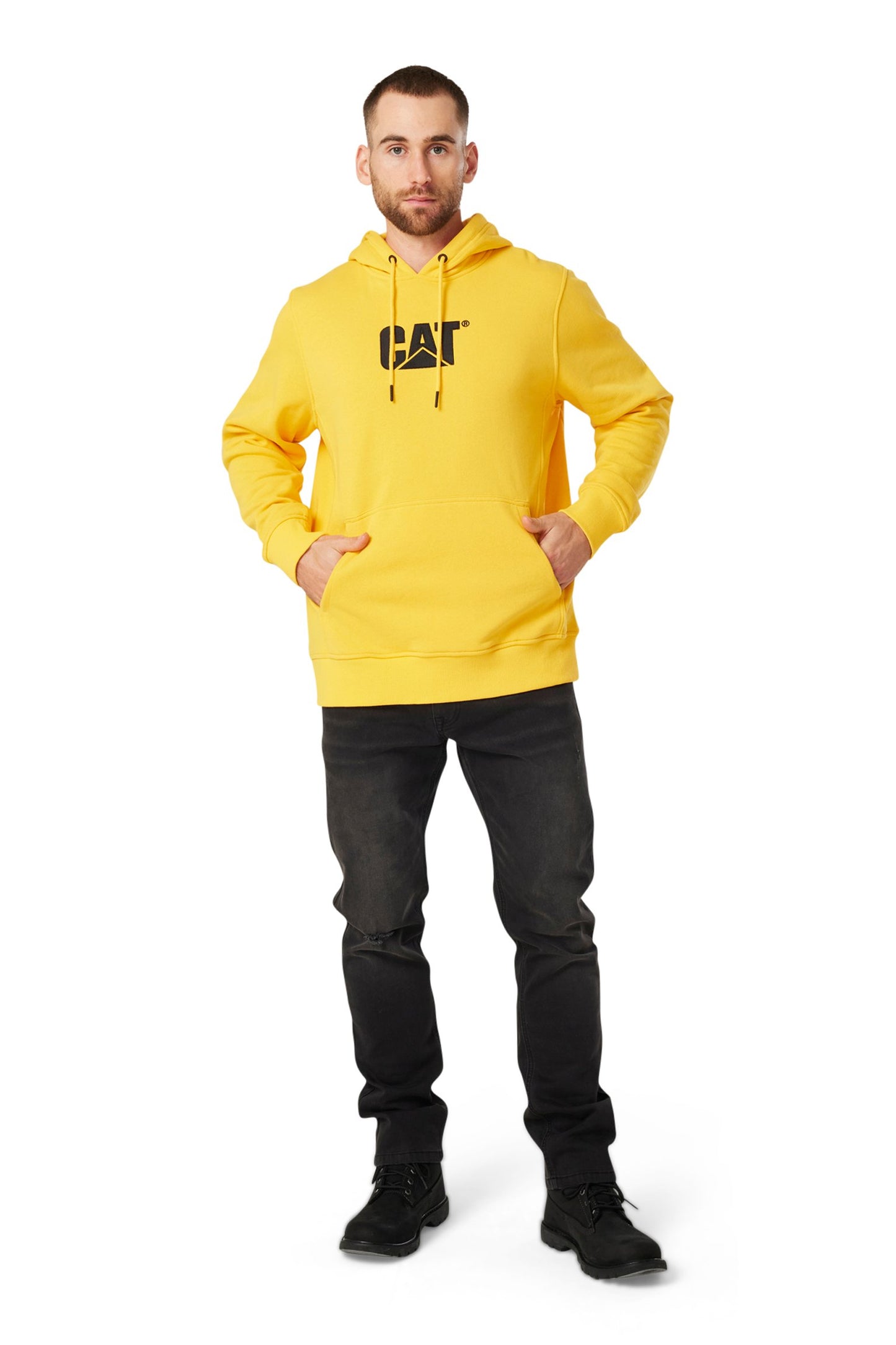 CAT Fleece Logo Pullover Hoodie