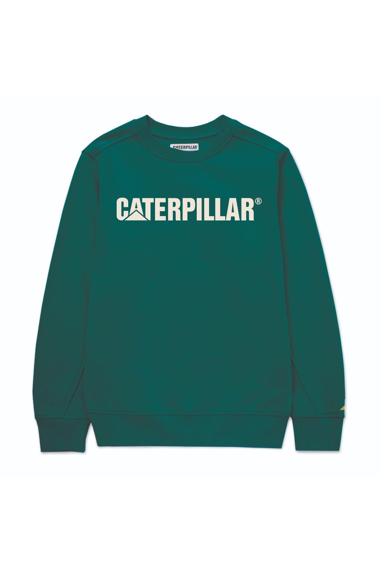 CATERPILLAR MEN'S CREWNECK SWEATSHIRT (JUNIPER / PRISTINE)