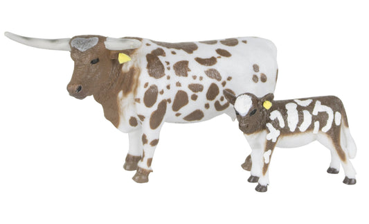 Big Country Toys - Longhorn Cow & Calf