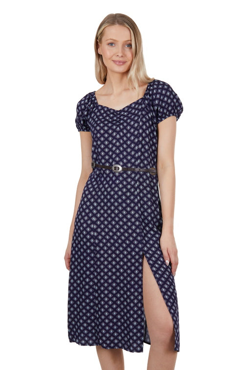 WRANGLER WOMENS BETH DRESS (NAVY)