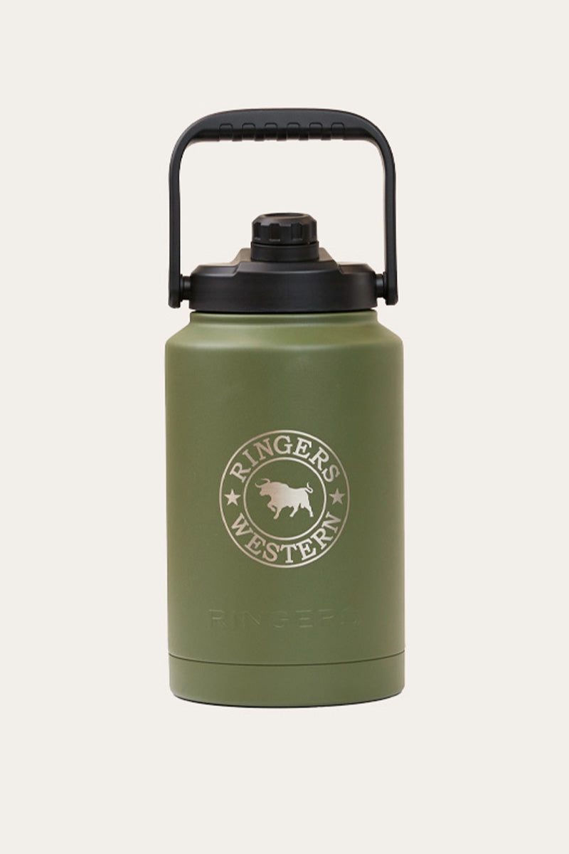 RINGERS WESTERN BIG GULP STAINLESS STEEL INSULATED BOTTLE