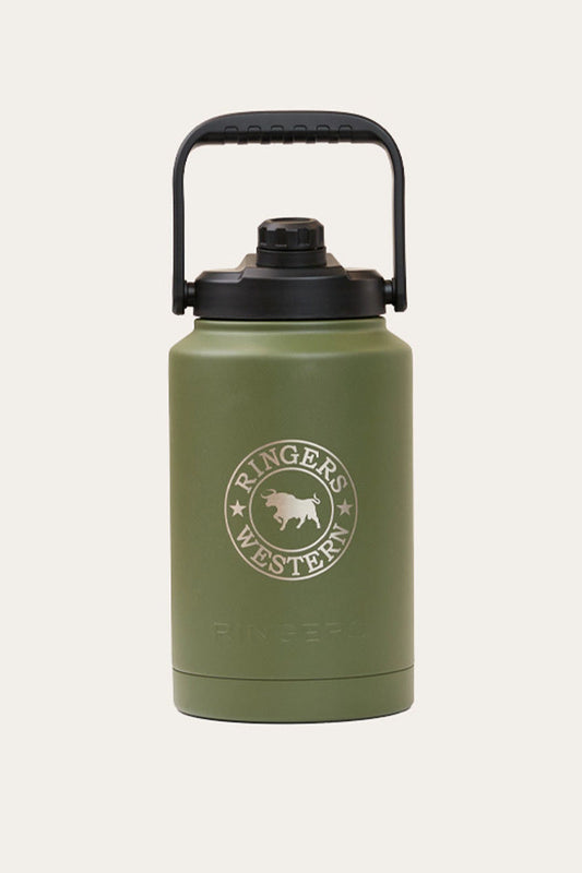 RINGERS WESTERN BIG GULP STAINLESS STEEL INSULATED BOTTLE