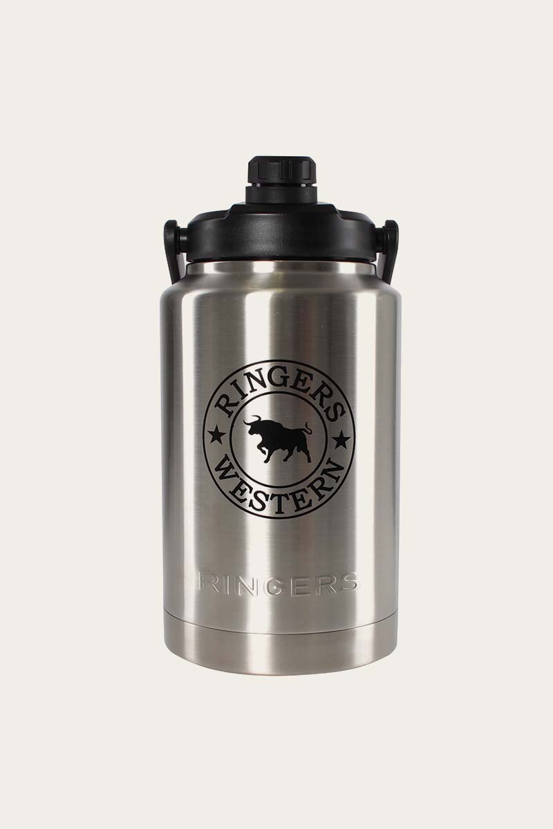 RINGERS WESTERN BIG GULP STAINLESS STEEL INSULATED BOTTLE