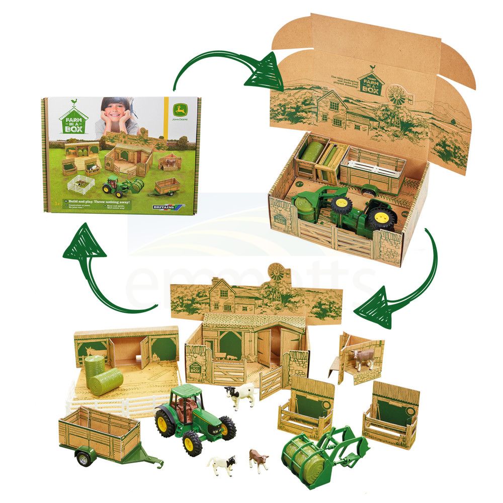 John Deere Farm in a Box Playset