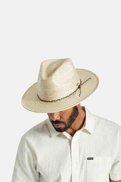 Brixton Messer Western Straw Fedora