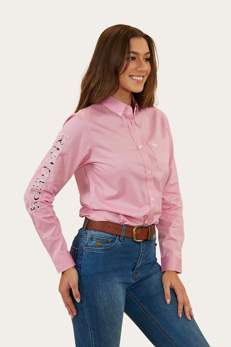 Ringers Western Women's Malaya Dress Shirt (Pastel Pink)