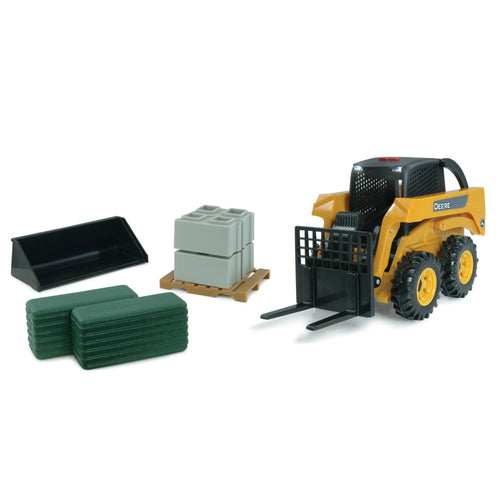 JOHN DEERE 1:16 BIG FARM SKID STEER LOADER PLAYSET