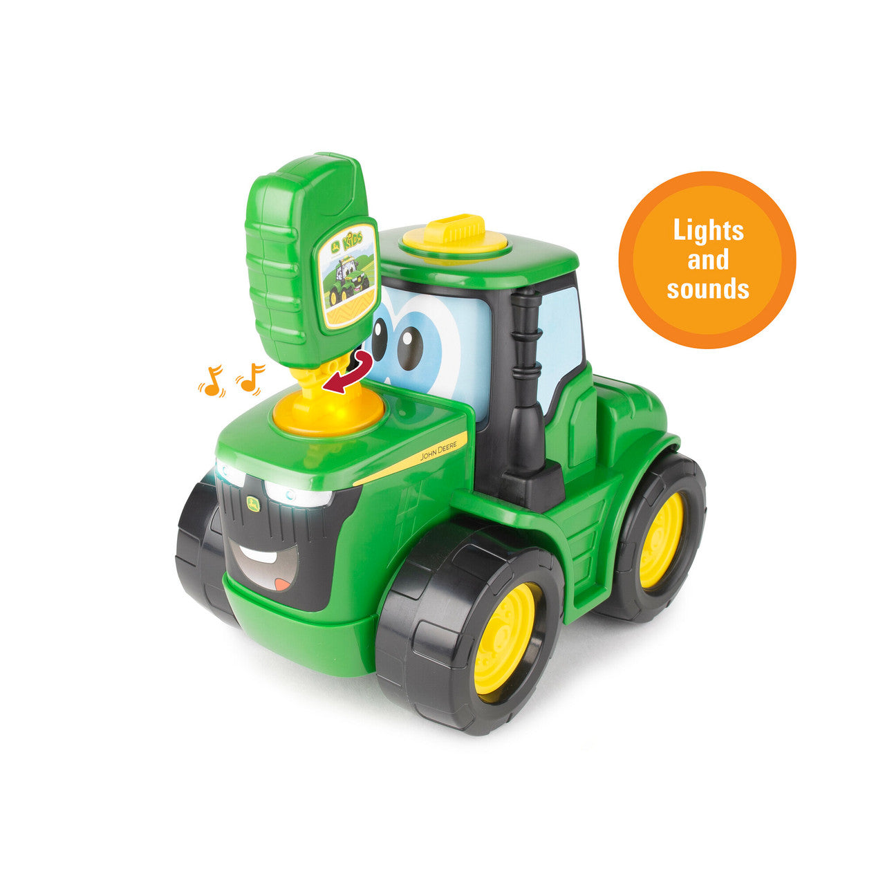 John Deere Key-n-Go Johnny Tractor with 15 Interactive Ways to Play