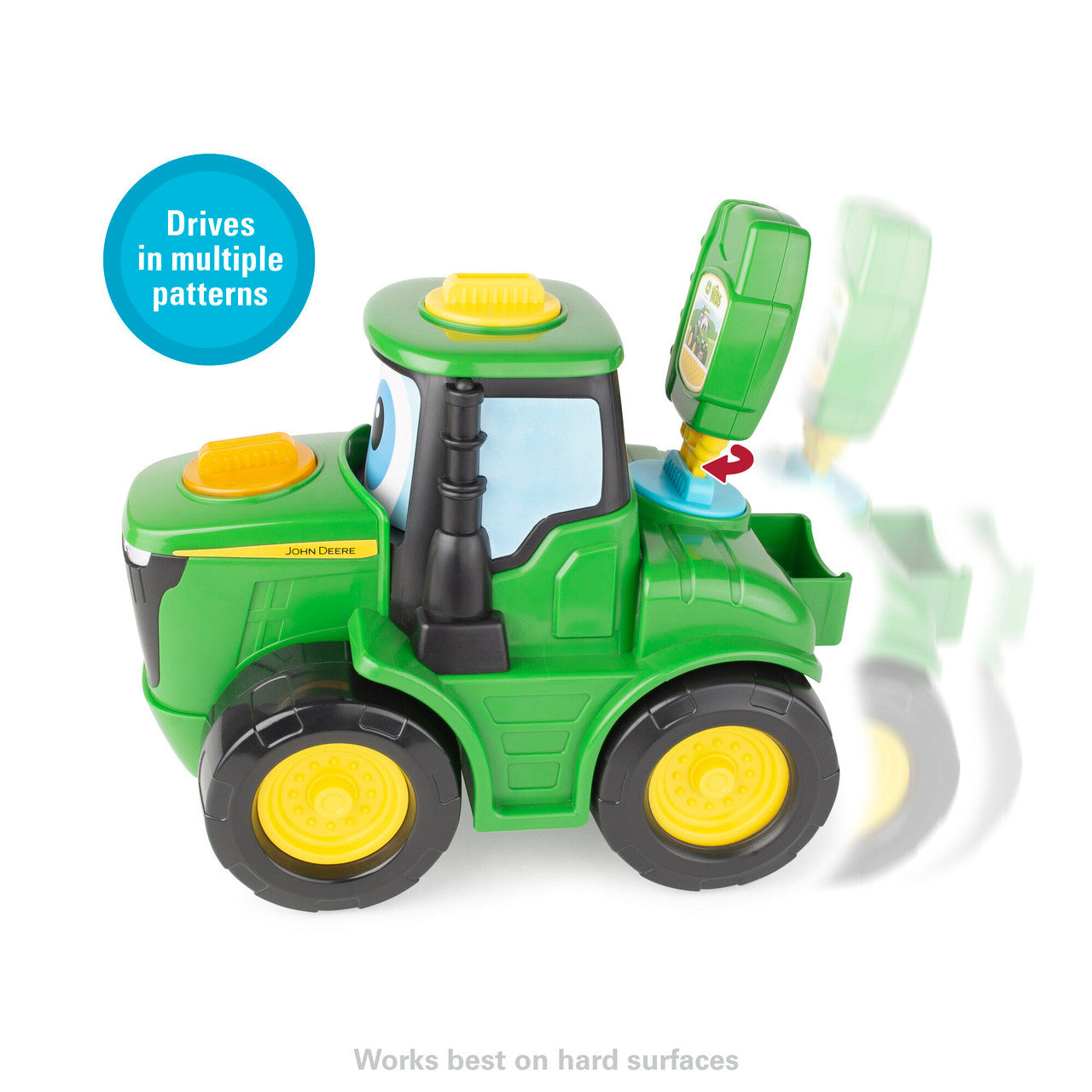 John Deere Key-n-Go Johnny Tractor with 15 Interactive Ways to Play