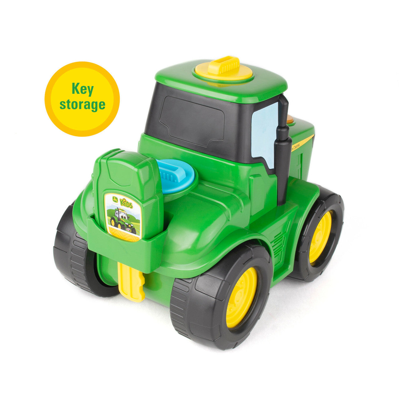 John Deere Key-n-Go Johnny Tractor with 15 Interactive Ways to Play