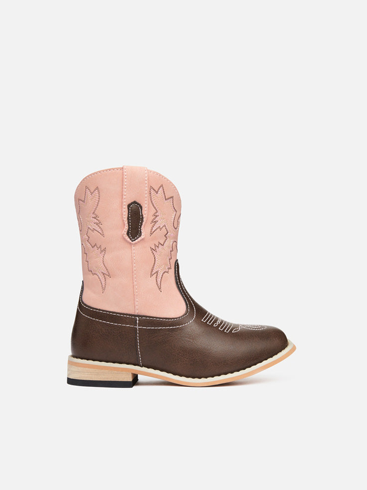 Baxter Junior Western Boots - Pink