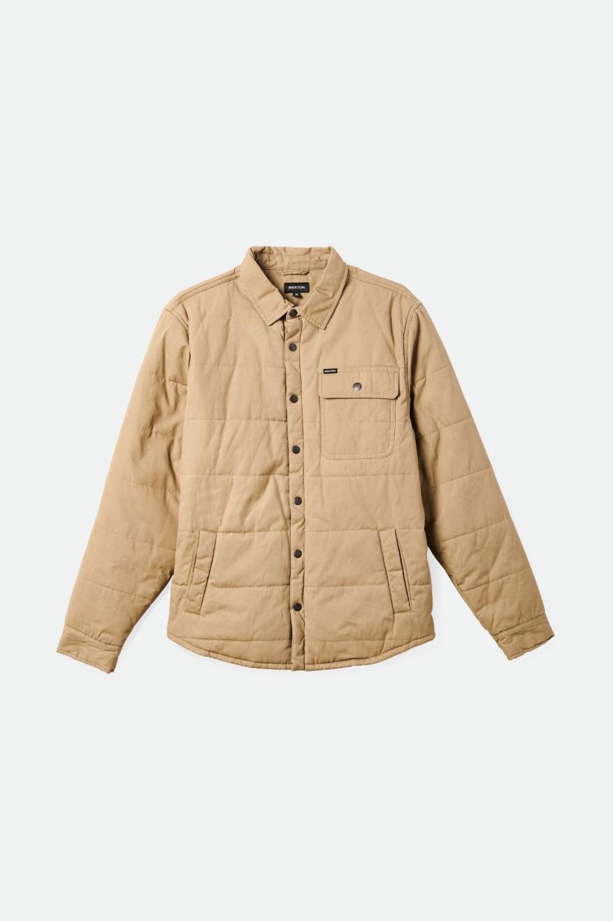 Brixton Cass Waxed Canvas Jacket (Oatmeal)