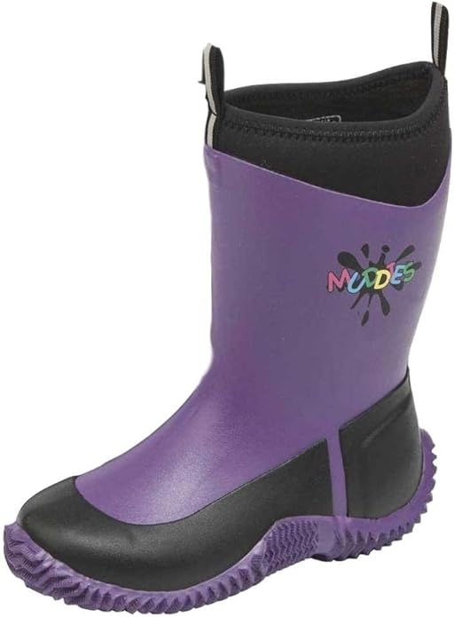 Grubs Kids Muddies Icicles Boot (Black / Violet)