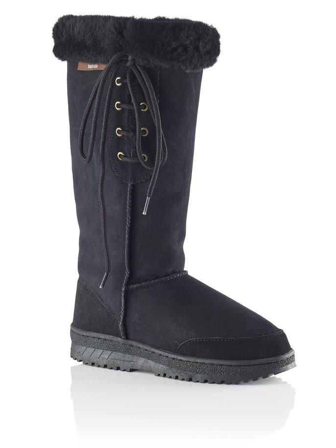 Wild Goose Premium Lace Long Boot_Black