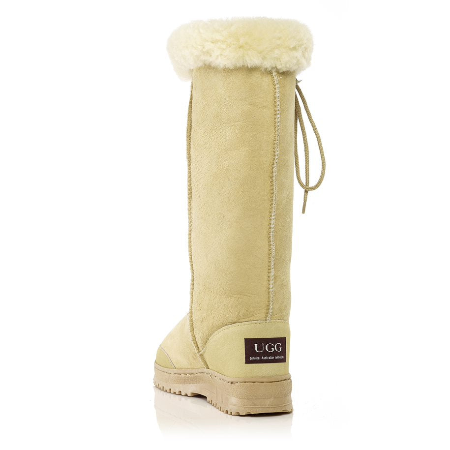 Wild Goose Premium Lace Long Boot_Sand