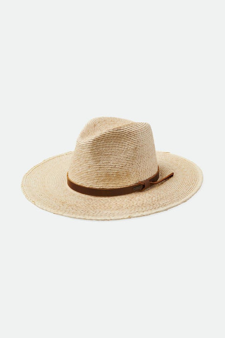 Brixton Field Poper Straw Hat (Natural/Brown)