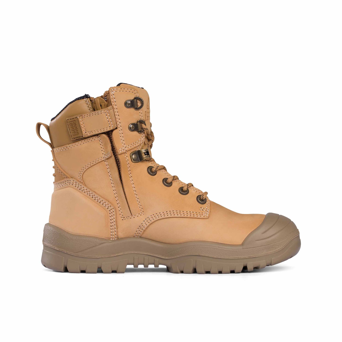 MONGREL HIGH LEG ZIPSIDER BOOT W/ SCUFF CAP WHEAT