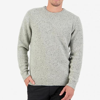 Swanndri Men's Sentry Hill Knit Crew - Light Grey